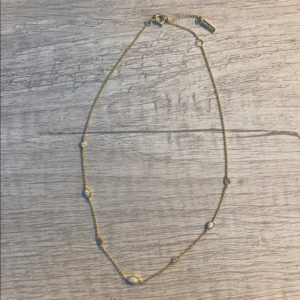 Ania Haie opal choker in gold
